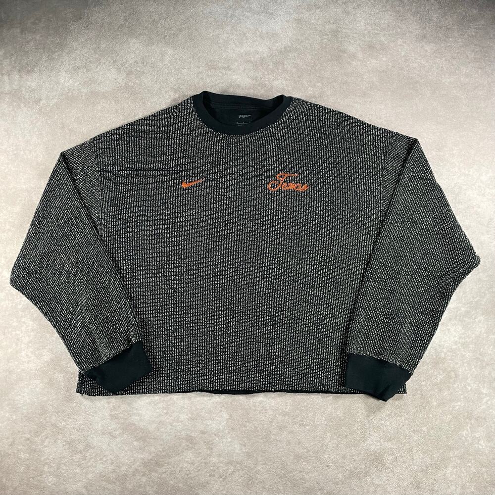 Women’s Nike Texas Yoga Cropped Pullover Sweater Small